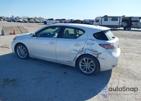 2011 Lexus Ct 200H Premium из США, поврежденный, VIN JTHKD5BH7B2030079